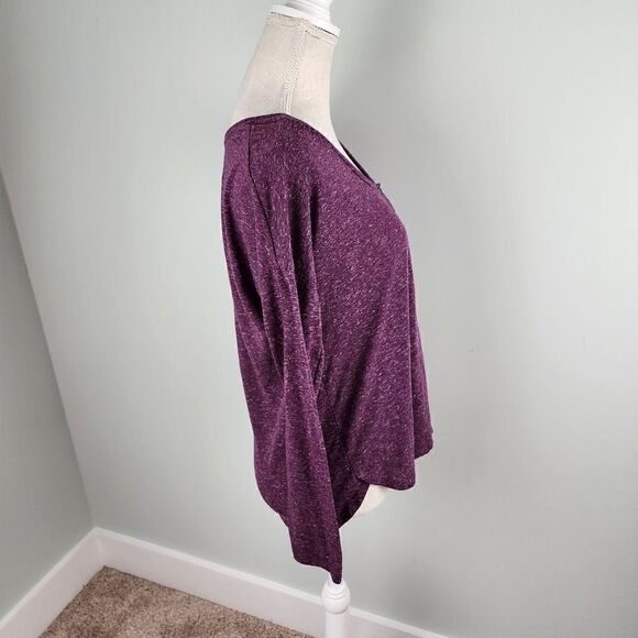 Victoria Secret Long Skeeve Pajama Shirt Size Small Purple - Picture 3 of 8